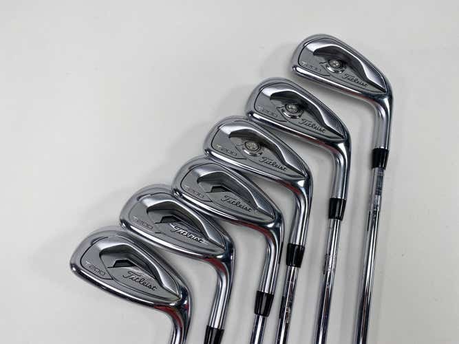 Titleist T200 Iron Set 4-PW True Temper AMT S300 Black Stiff Steel RH No 6 iron