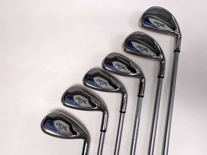 Callaway Big Bertha 2008 Iron Set 6-PW+SW 55g Ladies Graphite Womens RH Midsize