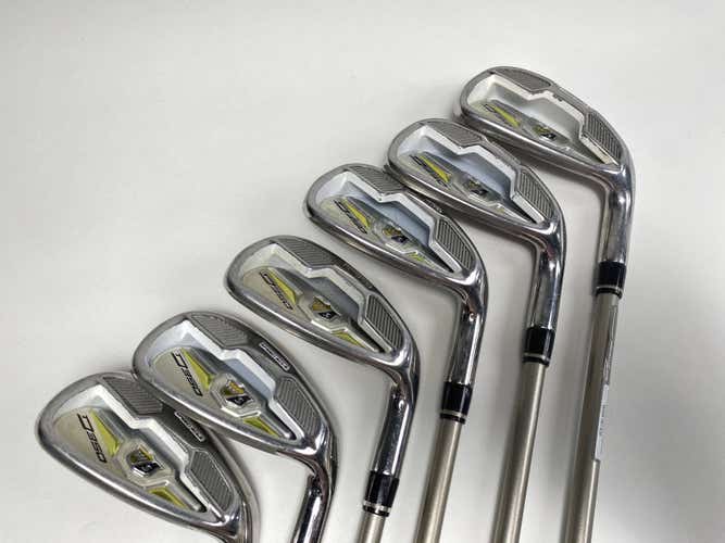 Wilson D350 Iron Set 7-PW+GW+SW UST Mamiya Elements Chrome 49FL Ladies RH +1/2"