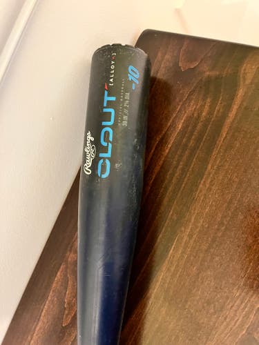 Used 2023 Rawlings Clout USABat Certified Bat (-10) Alloy 20 oz 30"