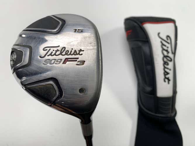 Titleist 909 F3 3 Fairway Woood 15* ProLaunch AXIS 60g Stiff RH HC Midsize Grip