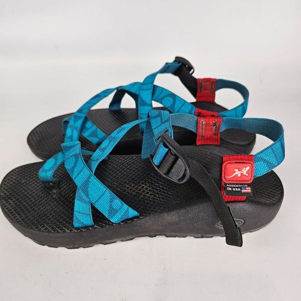 Chaco Z2 Blue Classic Toe Loop Comfort Sport Hiking Sandals Womens Size: 12
