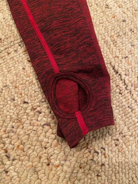 Red/Maroon Saucony Long Sleeve Shirt Women's M