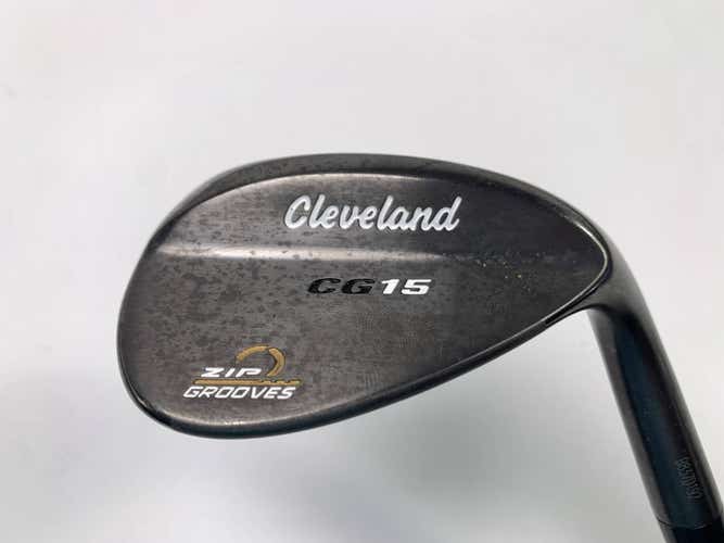 Cleveland CG15 Black Pearl Sand Wedge 56* 14 Traction Wedge Steel Mens RH