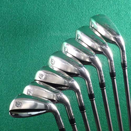 Wilson Staff Launch Pad 2 2022 5-GW Iron Set Even Flow 5.0-A Graphite Seniors