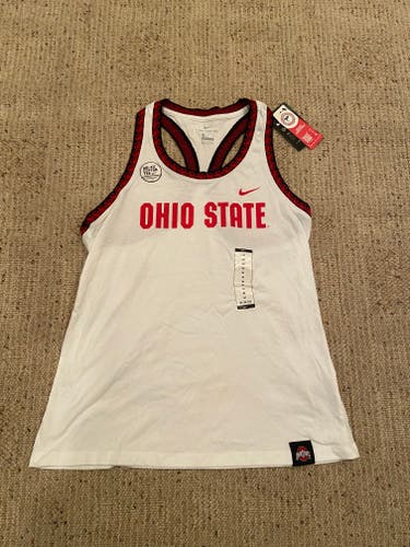 Brand New White Nike Ohio State Dri-Fit Tanktop Women's M (With Tags)