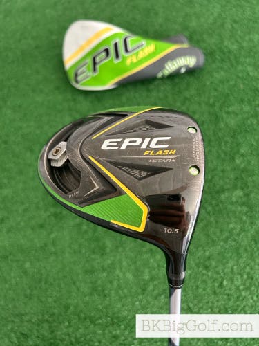 Callaway Epic Flash Star 10.5 Driver w Headcover / Stiff
