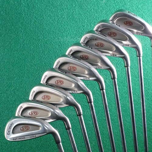 VINTAGE Callaway S2H2 Patent Pending 2-PW, SW Iron Set Memphis 10 Steel Uniflex