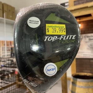 Top Flight Tour 25° #5 Hybrid Golf Club Aldila Seniors Flex Graphite Shaft MLH