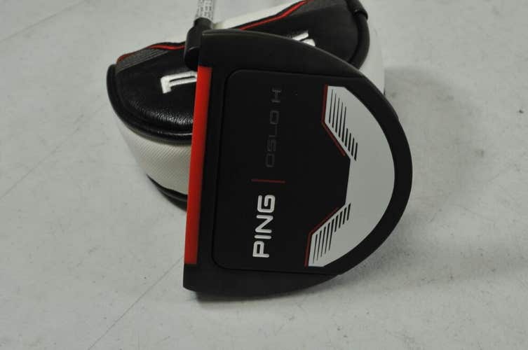 Ping Oslo H 2021 33" Adjustable Putter Red Dot Right Slight Arc Steel # 179353