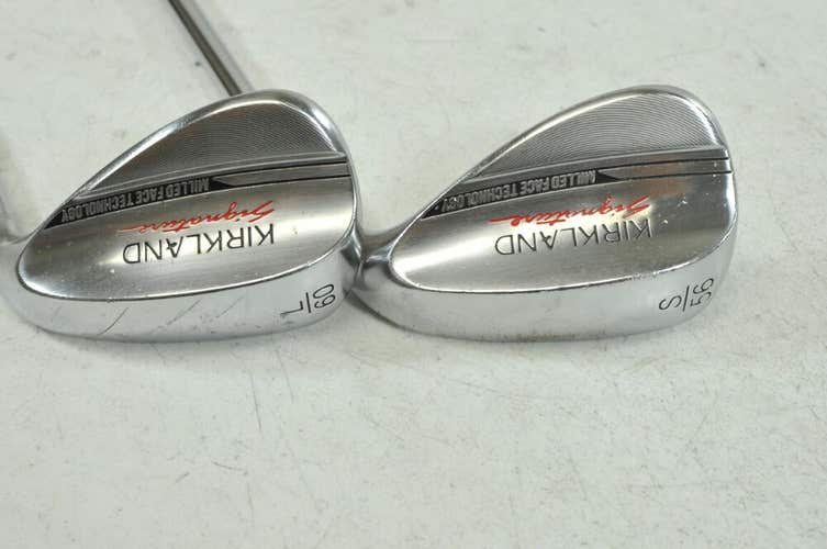 Kirkland Signature Milled SW 56*and LW 60* Wedge Set Right Steel # 179264