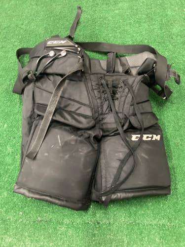 Black Used Intermediate Small CCM e2.9 Hockey Goalie Pants