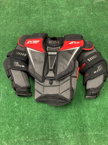 Used Intermediate Large CCM Extreme Flex Shield E2.9 Goalie Chest Protector