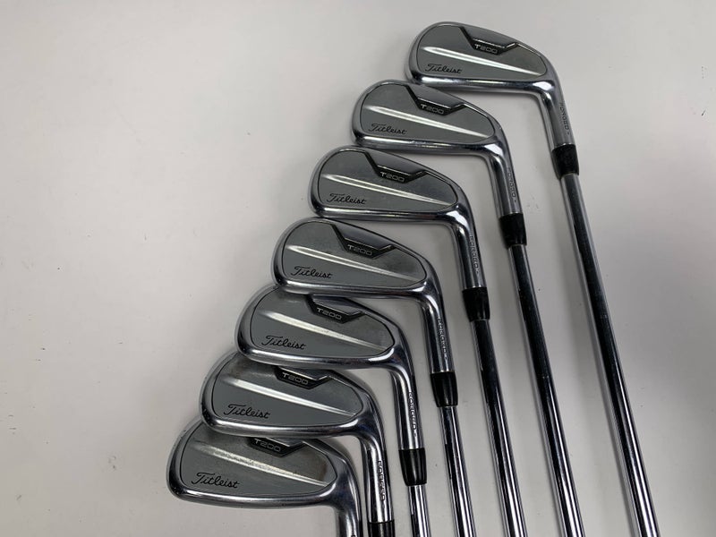 Titleist 2021 T200 Iron Set 4-PW Project X Precision Rifle 6.0 Stiff Steel RH