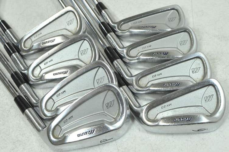 Mizuno MX 23 3-PW Iron Set Right Regular Flex Dynalite Gold Steel # 179416