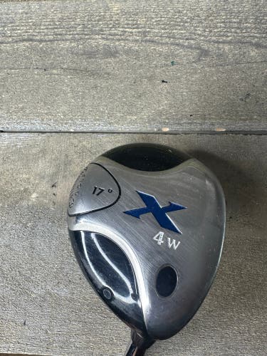 Callaway X 4w 4 Fairway Wood 17° Degrees Steel Uniflex Right Handed 42”