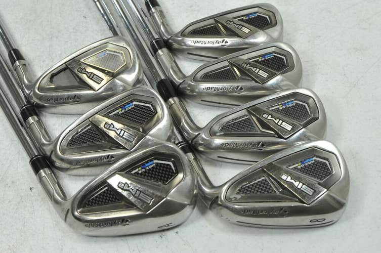 TaylorMade SIM2 Max OS 5-PW,AW Iron Set RH Regular Flex KBS MAX MT Steel #179409