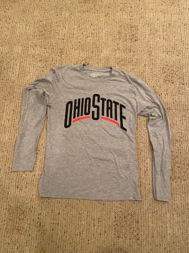 Gray Ohio State Long Sleeve Shirt Women's S