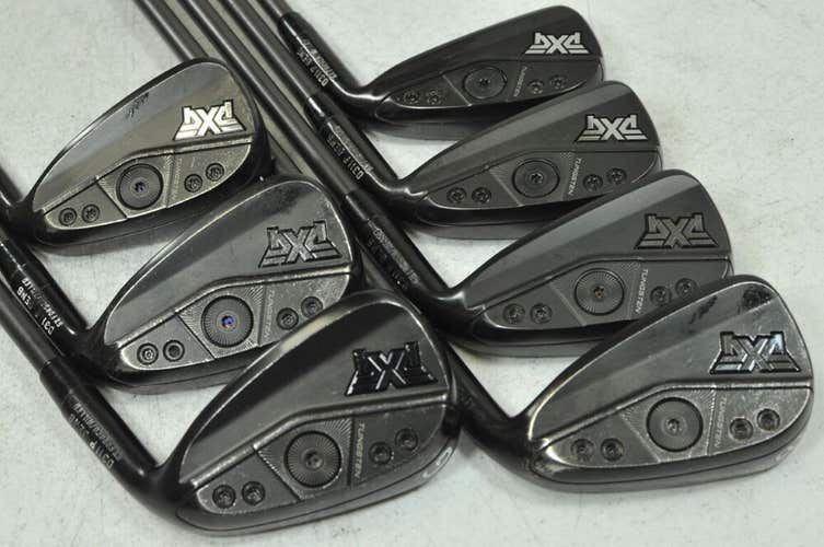 PXG Gen6 0311 P Double Black 5-W,GW Iron Set Right SteelFiber Senior  # 179257