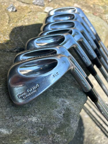 Golden Ram Tour Grind FLC Forged 3-9 Iron Set W/ Precision Frequency Matched Shafts