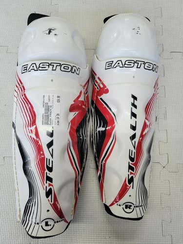 Used Easton Stealth Sg 14" Hockey Shin Guards