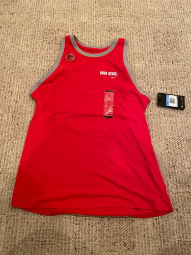 Brand New Red Nike Ohio State Dri-Fit Women's Tanktop M