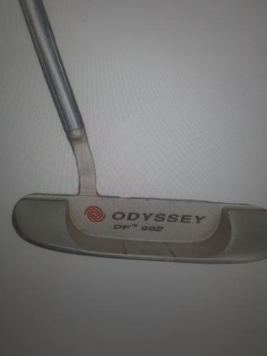 Silver Used Men's Odyssey Blade Dual Force 992 Right Handed Putter Uniflex 35"