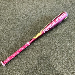 Used 2017 Rawlings USSSA Certified Alloy 17 oz 27" Velo Bat