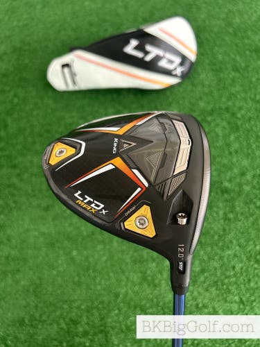 Cobra King LTDx Max 12.0 Driver w Headcover / Stiff