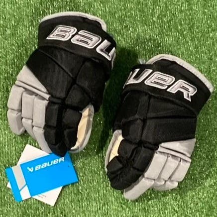 New Black Junior Bauer Vapor Pro Team Providence Hockey Club Team Return Gloves 11"