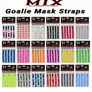 Mix Sports (MX2) Goalie mask helmet Outside backplate straps (18 colors available)