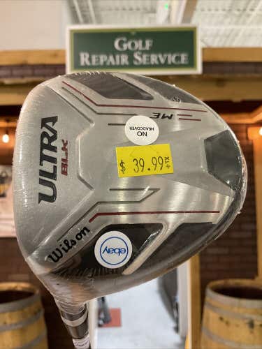 Wilson ULTRA BLK #3 Fairway Wood Golf Club Lightweight Seniors Flex Graphite MLH