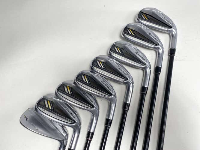 TaylorMade Rocketbladez Iron Set 4-PW+GW RocketFuel 65g Regular Graphite Mens RH