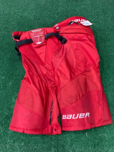 Red Used Intermediate Large Bauer Vapor Hyperlite Hockey Pants