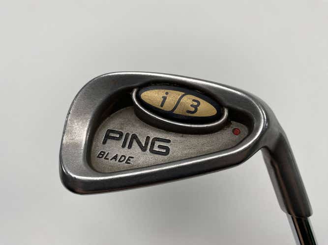 Ping i3 Blade Single 9 Iron Red Dot 1* Flat Cushin JZ Regular Steel Mens RH