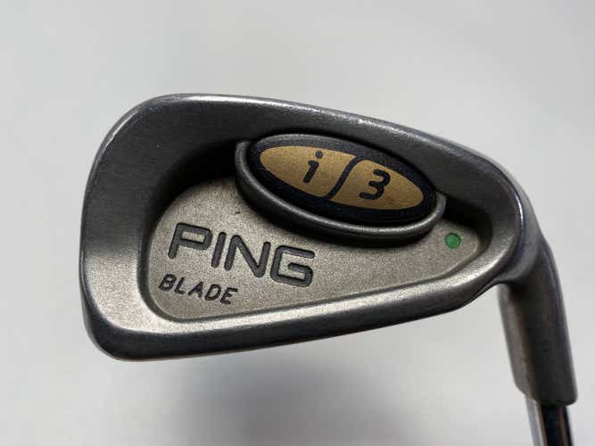 Ping i3 Blade Single 6 Iron Green Dot 2* Up Cushin JZ Stiff Steel Mens RH