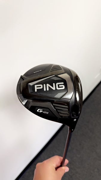 Ping G425 Max Driver 9* Stiff Flex, Mid Size Golf Pride Grip