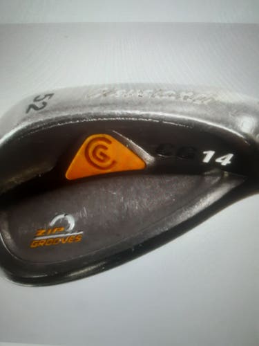 Used Men's Cleveland CG14 Right Handed Wedge 52 Degree Steel Shaft