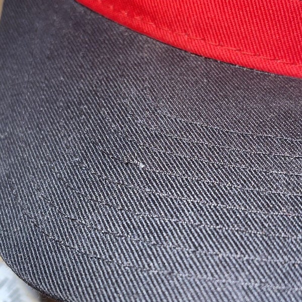 Vintage 90s Wisconsin Badgers Bucky Spellout Snapback Hat Cap Rare