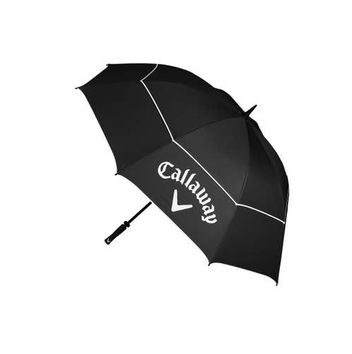 NEW Callaway Golf Shield 64" Double Canopy Black/White Golf Umbrella