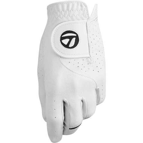 NEW TaylorMade Stratus Tech White Golf Glove Mens Left Hand Medium-Large (ML)