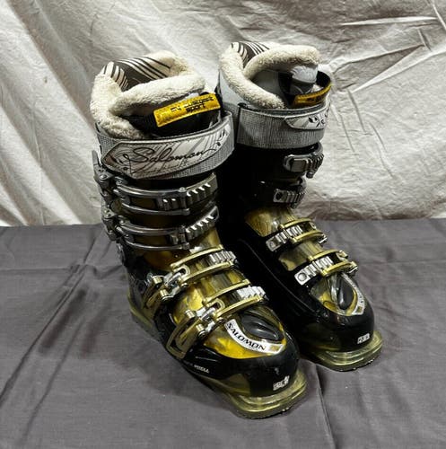 Salomon Idol 8 CS Energyzer 85 Alpine Ski Boots US Women's 6.5 MDP 23.5 CLEAN