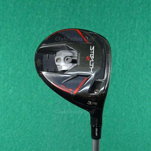 TayorMade Stealth 2 Plus 15° 3 Fairway Wood Aldila Ascent 60 Graphite Stiff