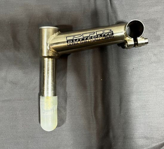 Vintage 1990s PFR 135mm Ultra Thin CrMo 25.4mm Quill Mountain Bike Stem