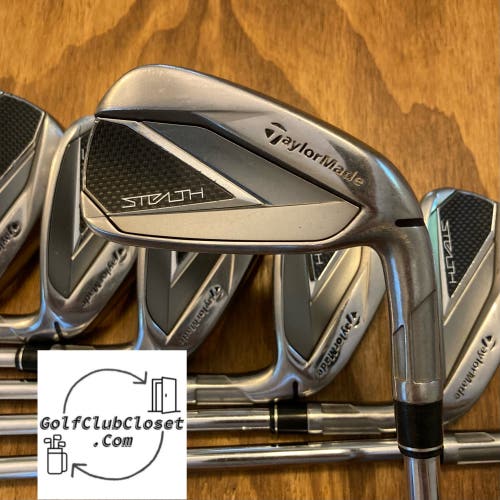 TaylorMade Stealth Iron Set / 5-PW Stiff Steel Shafts