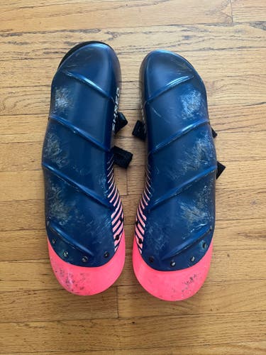 Used Large Shred Shin Guards Navy