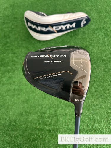 Callaway Paradym Max Fast 10.5 Driver w Headcover / Stiff