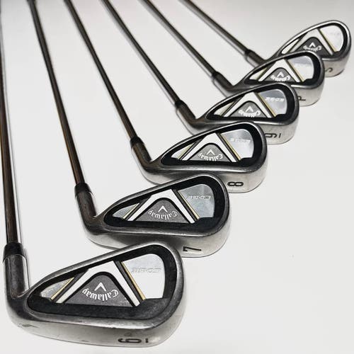 Callaway Edge Iron Set 6-9, PW, SW Right Handed Regular Flex Steel Shafts