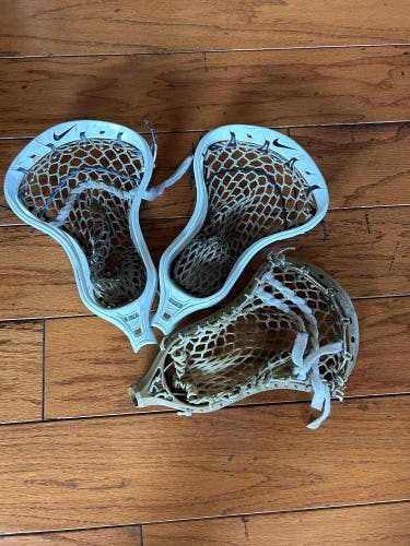 3 lacrosse heads
