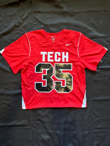 Texas Tech Men’s Nike Lacrosse Jersey #35 (Red)